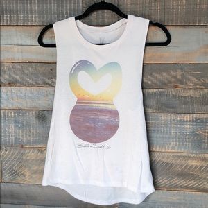 Kettlebell Sunset muscle tee